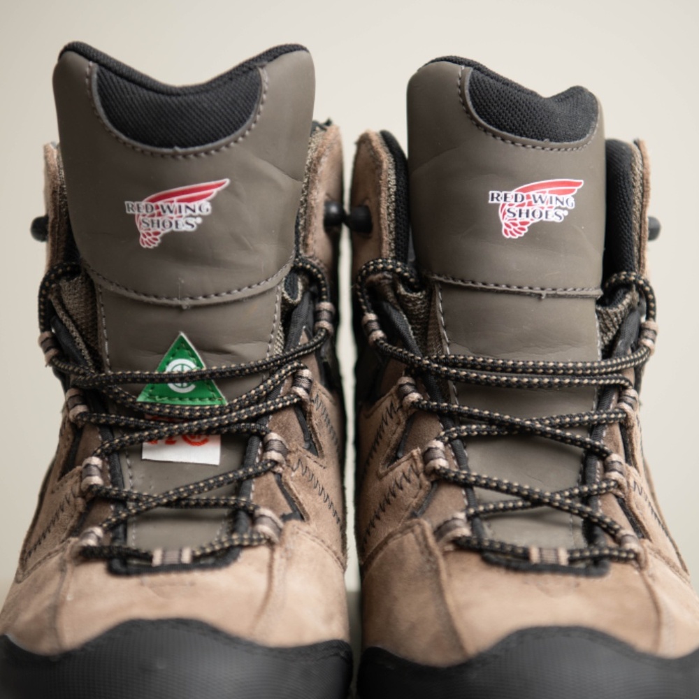 RED WING TruHiker Mens Sz 9 Steel Toe Waterproof Work Boots Hiking Campcore Gorp - Picture 5 of 7